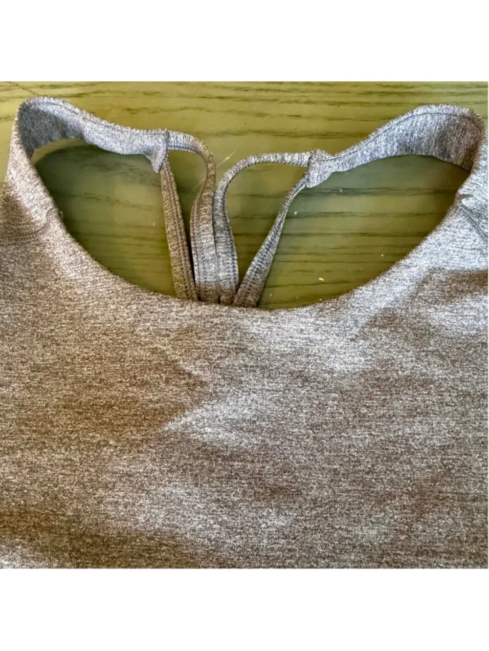Old Navy Active Sports Bra Wireless Strappy Size XL Grey